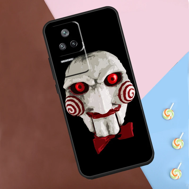 Saw Jigsaw Puppet Case For Xiaomi 13T 14 Pro 11T 12T 12 13 Lite POCO X6 X3 X4 X5 Pro F3 F5 M5s M6 Pro Cover