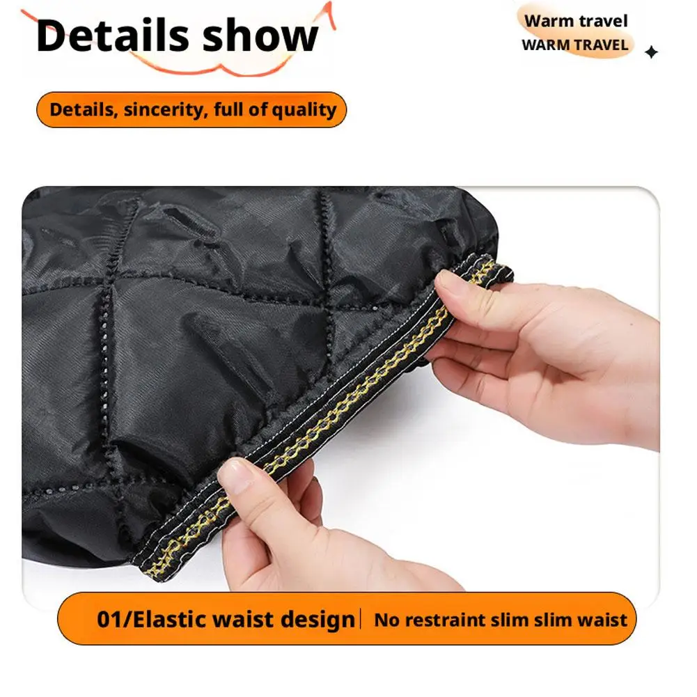 Motorcycle Warm Leg Cover Waterproof Windproof Motorbike Lap Blanket Scooter Leg Warmer Apron For Travel City Commuting Biking image 5