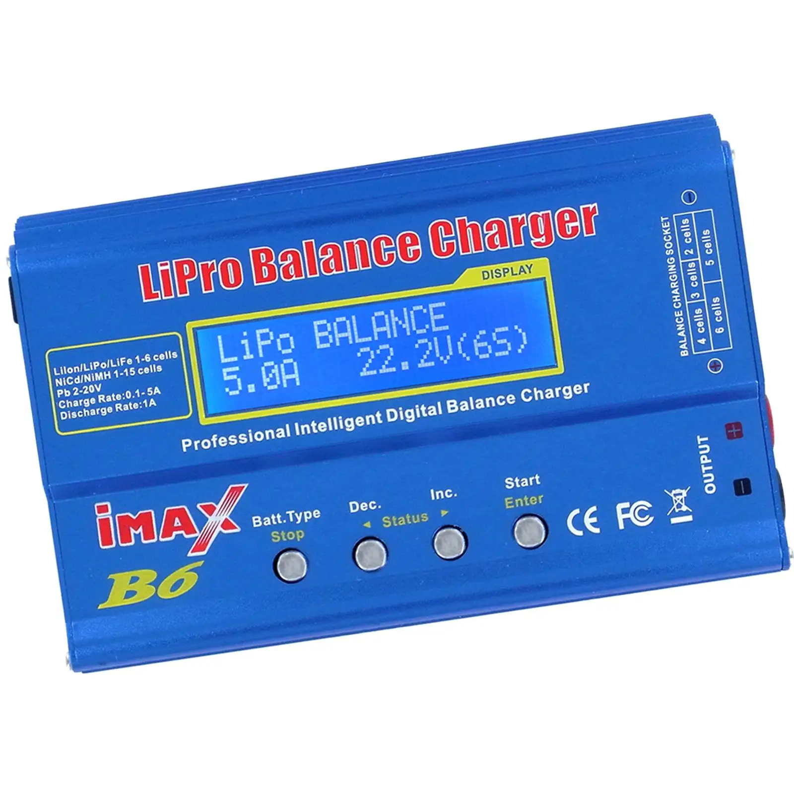 IMAX B6 Lipo Balance Charger Discharger 50W for RC Car Aeromodelling Battery