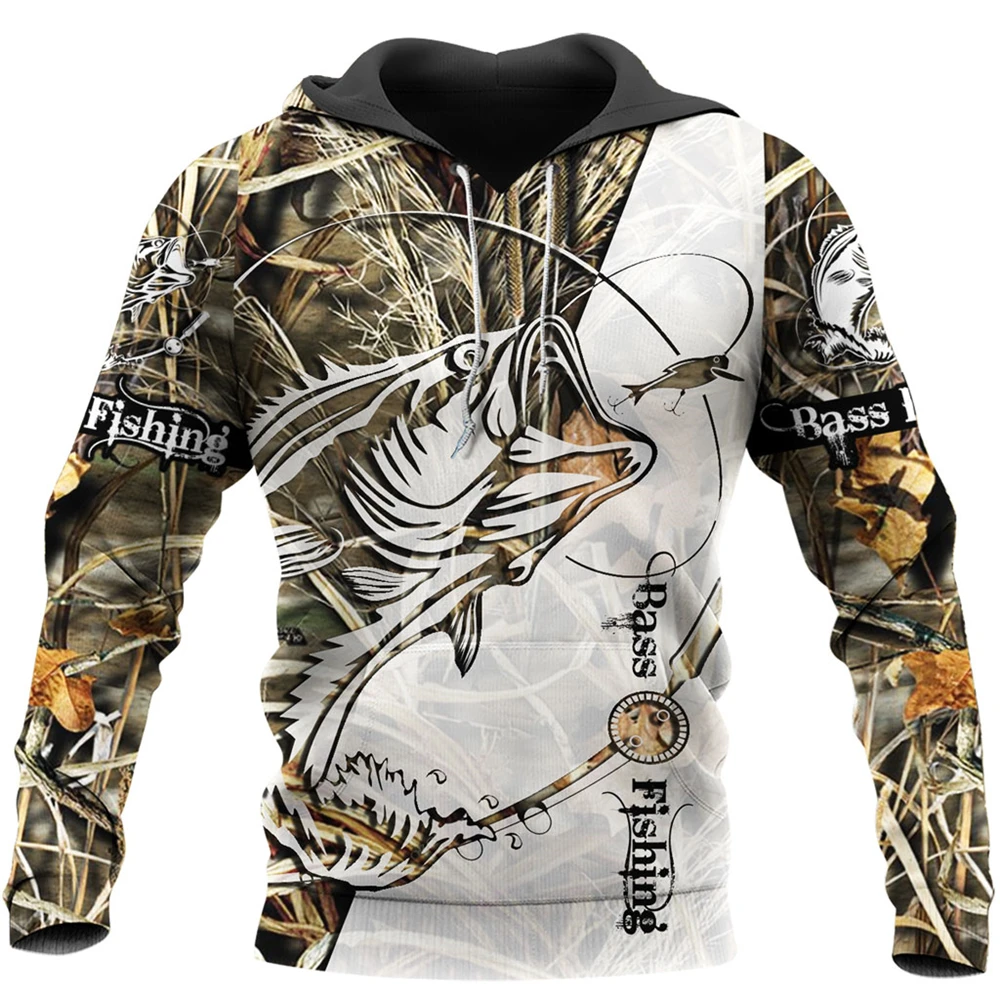 Fashion Men Hoodie Cool Carp Fishing 3D Printed Harajuku Sweatshirt Unisex Casual Pullover Hoodies Full Size Sports Clothes