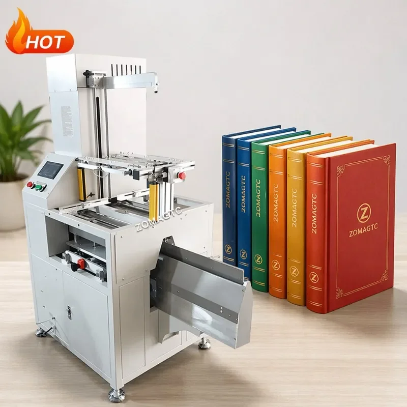 2026 hot sale Semi Automatic Book Case in Insert Binding Hardcover Book Machine Notebook Making Machine Hard Cover Book