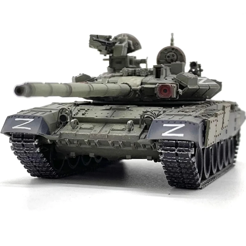 1: 72 Scale Model Russian T90 T-90A Main Battle Tank Finished Product Special Operations Armored Vehicle Collection Display Gift