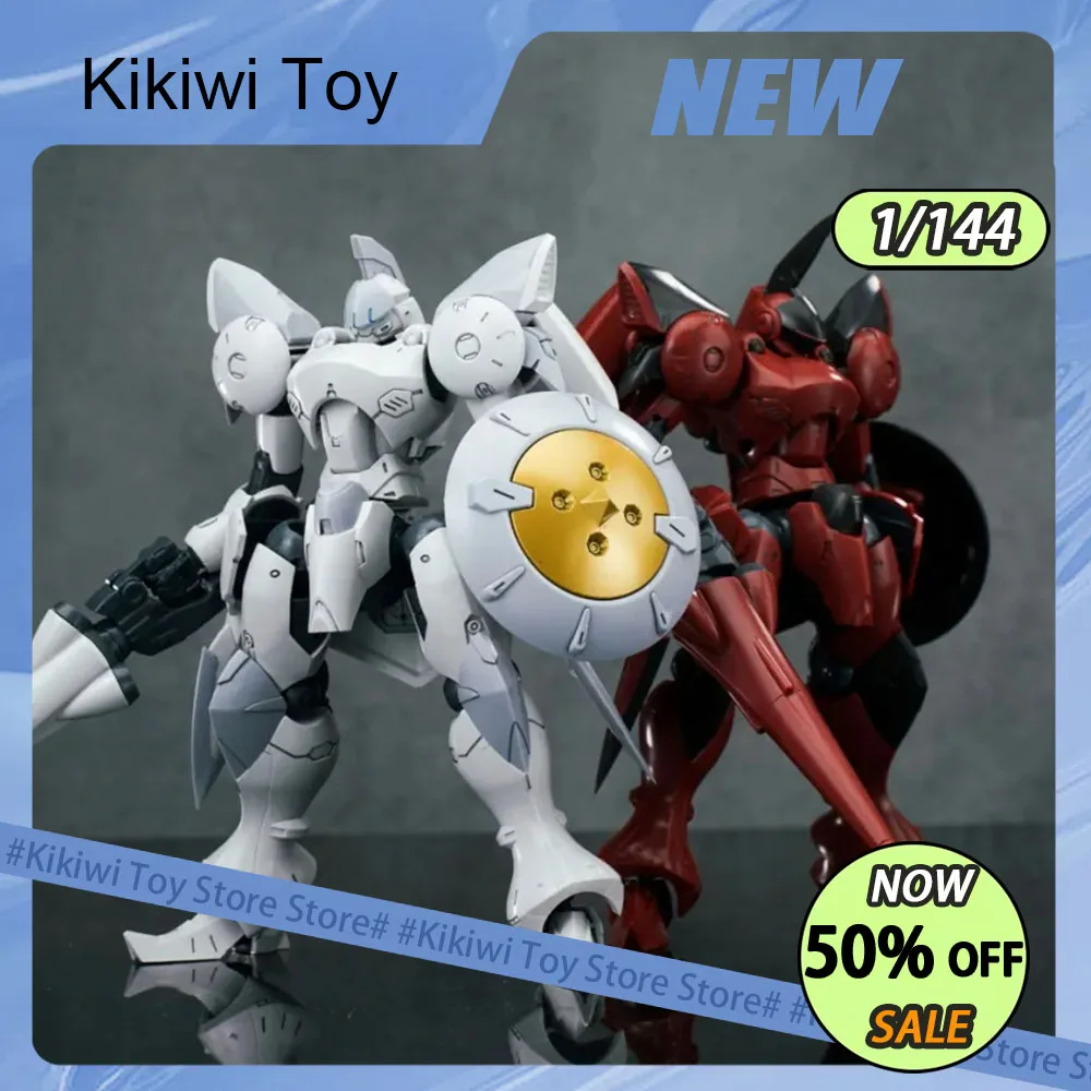 

New Sheik Mainland 1/144 Hyper Cavalry ACTAEON Knight Action Figure Red and White Knights Spear Shield Mech Model Toys Kids Gift