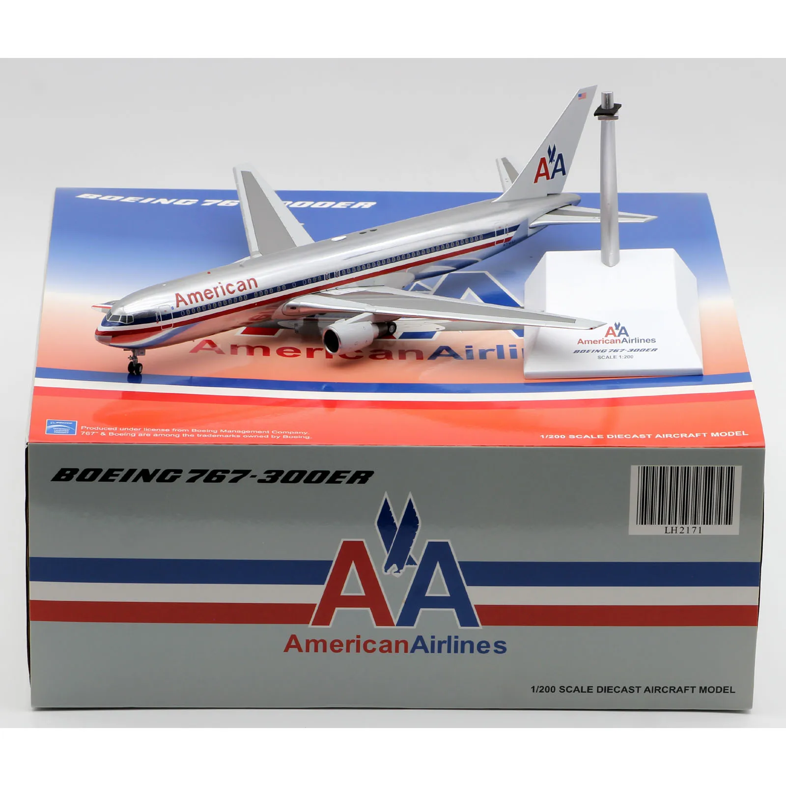 

LH2171 Alloy Collectible Plane Gift JC Wings 1:200 American Airlines Boeing B767-300ER Diecast Aircraft Jet Model N374AA