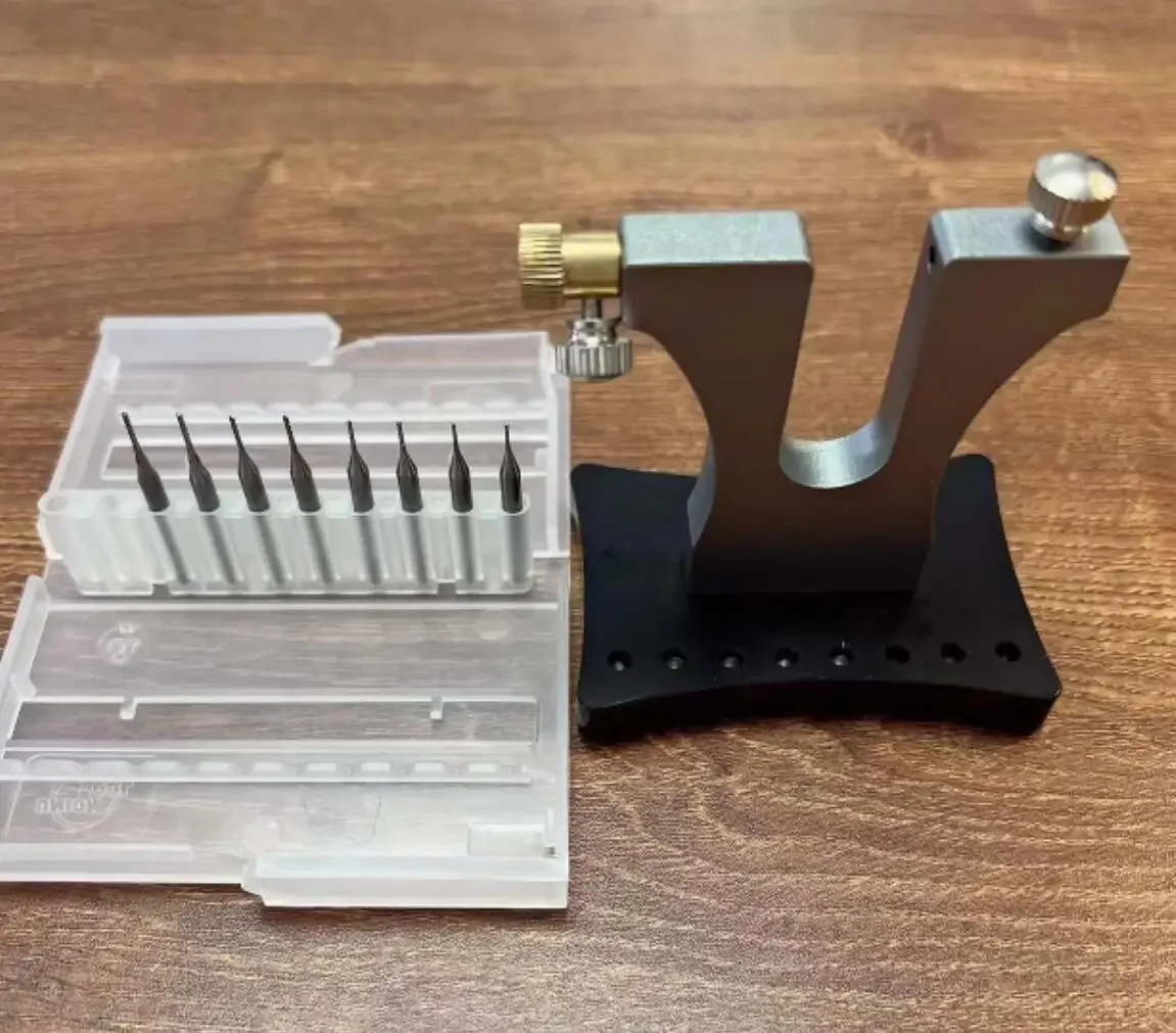 

Watch Broken Screw Extractor Set 8 Pins Damaged Screw Remover Tool Watch movement screws remove Splitting