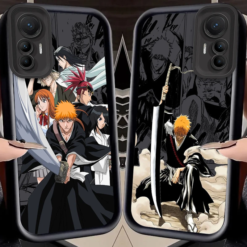 

Bleach Cartoon Fashion Cool Eye Ladder For Xiaomi MI 14 12T 11 Lite Poco M3 X5 X4 F5 F4 F3 F2 GT Pro 5G TPU Phone Case