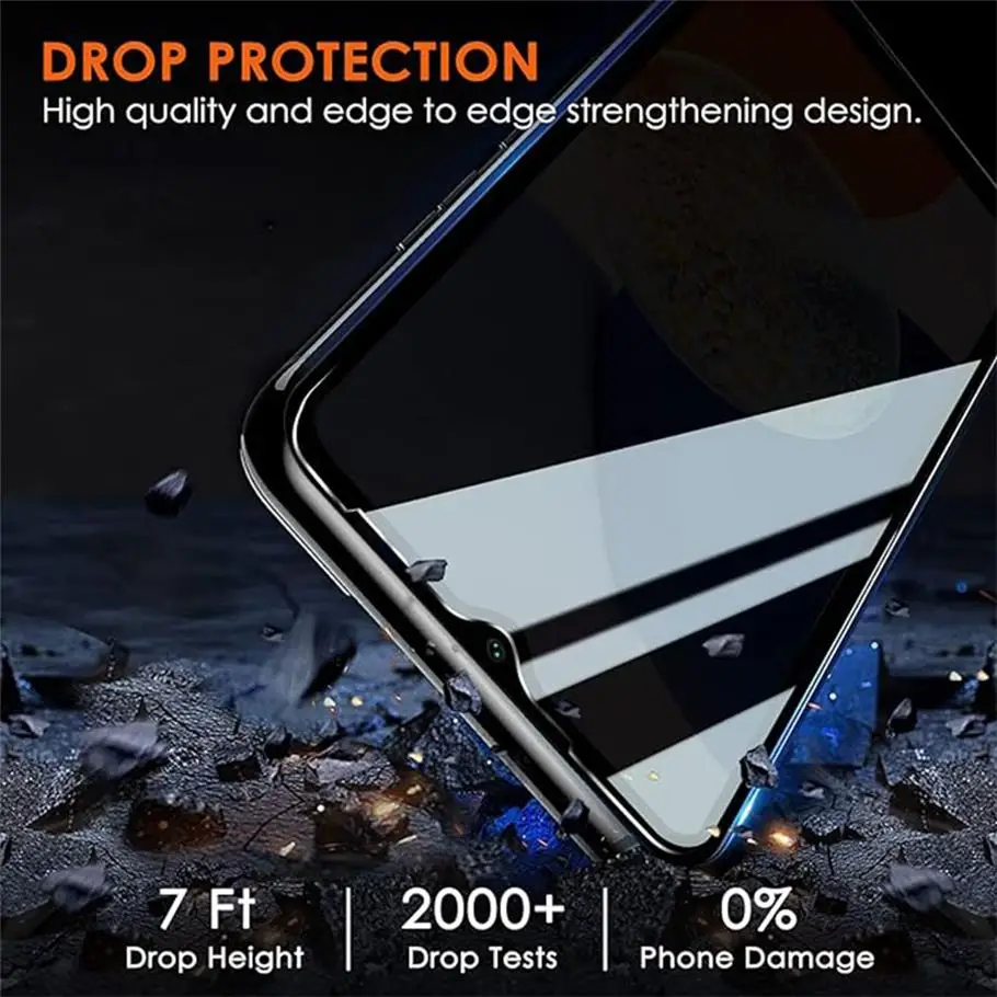 ل Vivo V25e مكافحة التجسس الخصوصية الزجاج المقسى حامي الشاشة متوافق مع VivoV25e غطاء كامل شاشة الهاتف فيلم