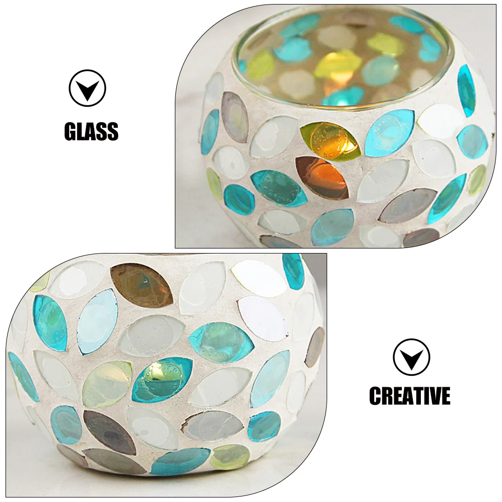 

Vintage Glass Holder Elegant Creative Design for Romantic Candlelight Dinners Decoration Glass Holders