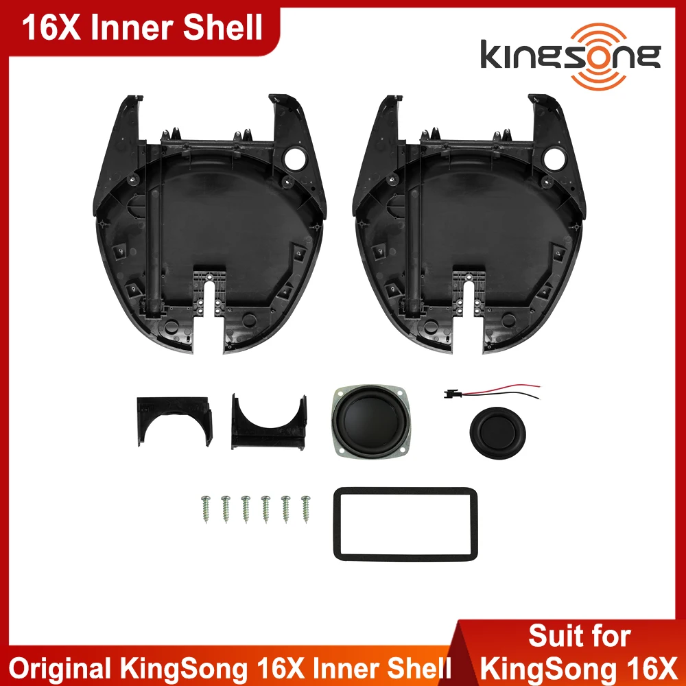 Kingsong 16X Inner Shell And Bass Speaker Set with Harness Screws for KS 16XS Electric Unicycle Inner Housing Audio Replacement