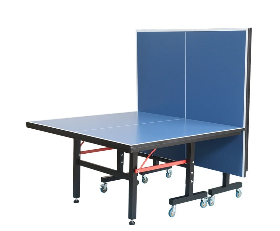 High Quality Folding Table Tennis Movable Indoor 2-piece Folding Table Tennis with Painted Panel Collapsible Portable Table