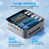 KAMRUI Intel Core i5-12450H Mini PC 24GB LPDDR5 512GB PCle3.0 SSD 4K Triple Display Desktop Computers WiFi 6 Win11pro for Office 3