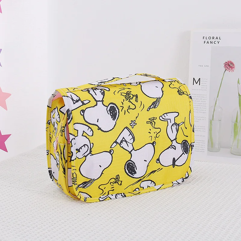 Snoopy cartoon hang travel hanging type wash bag large-capacity cosmetic bag multifunctional storage back handbag