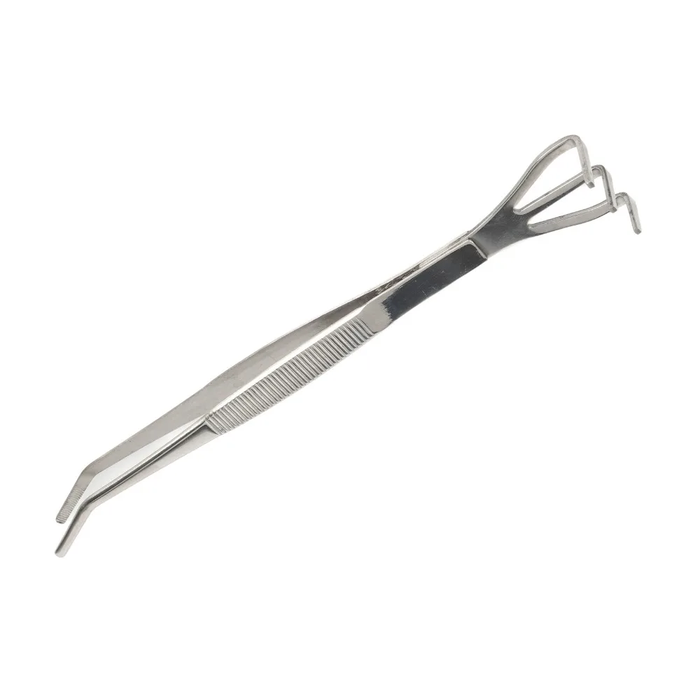 Durable 2 in 1 Bonsai Rake Stainless Steel Lightweight Gardening Tool Ergonomic Handle 3-Prong Root Rake Potted Plants