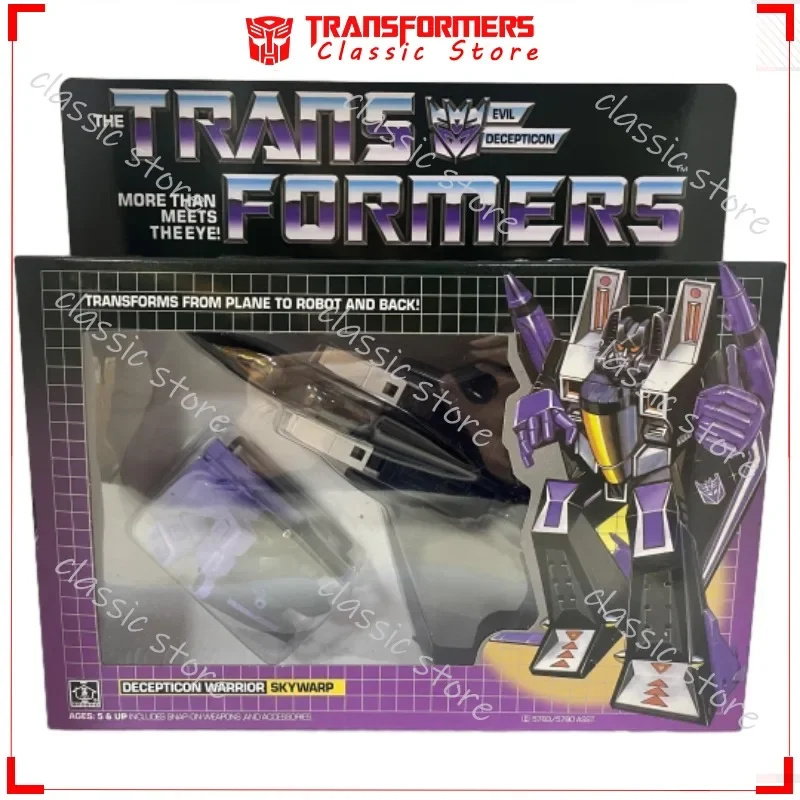 Disponibile Classic Transformers Toys G1 Reissue KO Edition Skywarp Cybertron Autobots Action Figures Regali da collezione