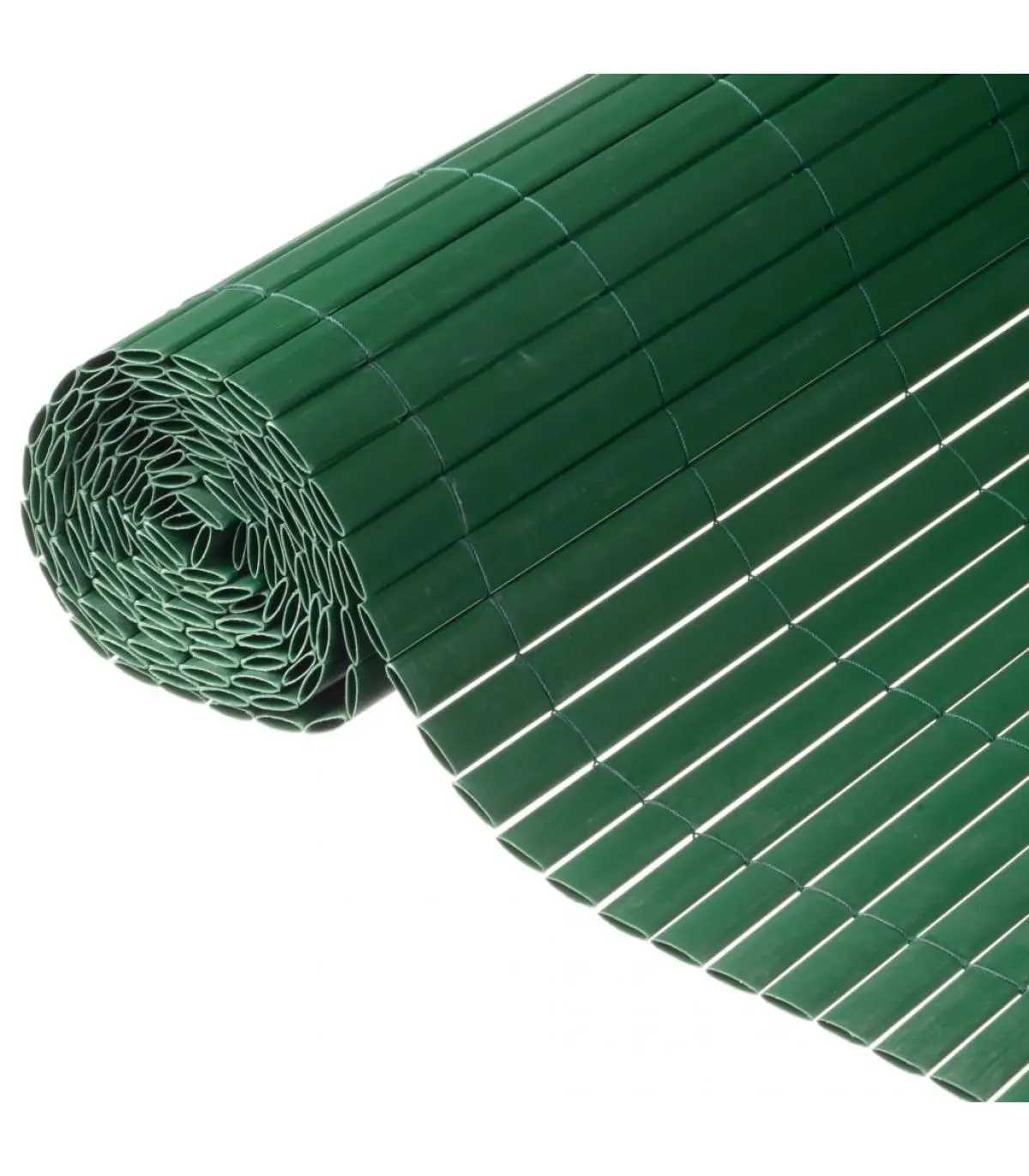 1,5x3 m green PVC double sided garden concealment fence Nature fence fence