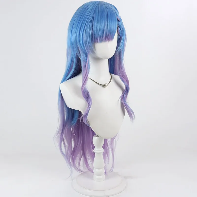 Game Kugayama Shiori's Death Diary Kugayama Shiori Cosplay Wig Long Wave colored wig + Free Cap