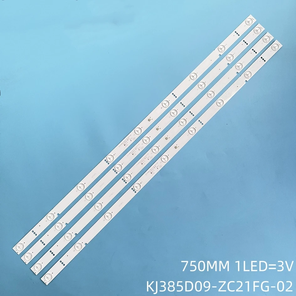 4pcs LED backlight strip 9 lamp for Skyworth 39'' KJ385D09-ZC21FG-02 303KJ385031 LED-39W6000 39LES76T2 39LES81T2 KM0385LDPH02S