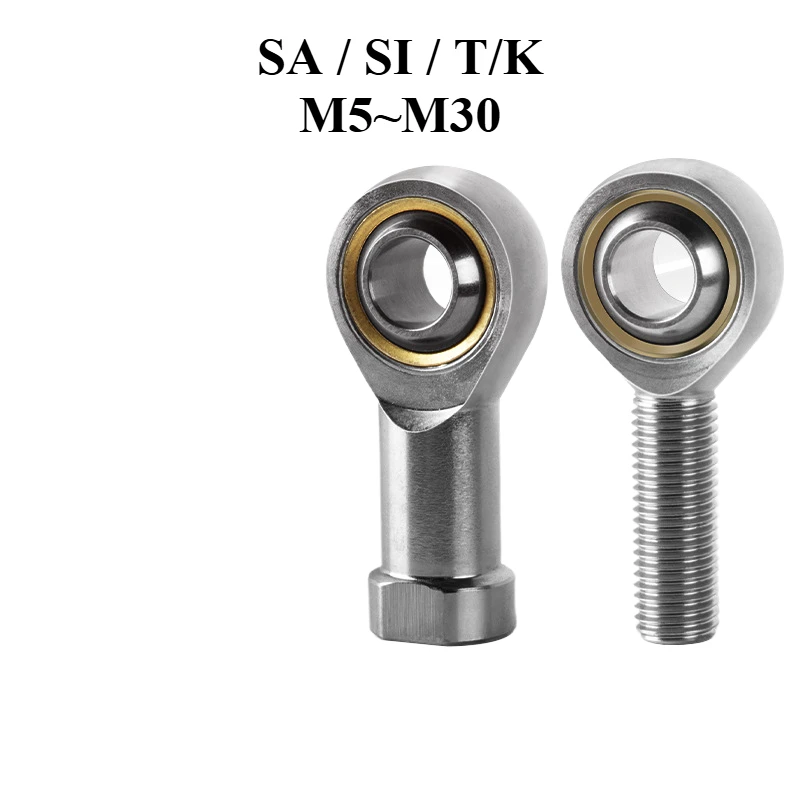 Rod End Spherical Bearings 5mm6mm8mm10mm12mm/ Male/Female SA SI T/K POSA8 PHSA8 Ball Joint Metric Threaded Rod End Bearing