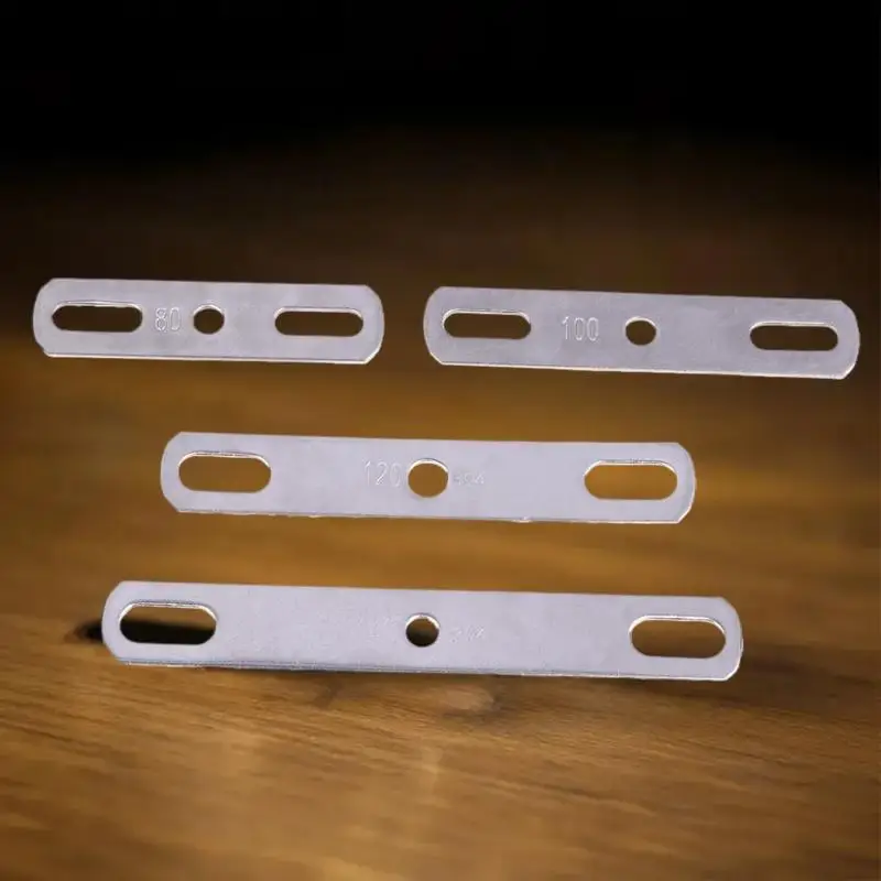 NEW 1Pcs Double Hole Metal Straight Plate 304 Stainless Steel Thickened Flat Gasket With Holes Blocking Plate Bolt Accessories