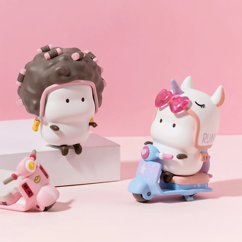 Mengli Planet TUTU-caja ciega para coche, accesorios bonitos, adorno de escritorio Tuk Tuk, regalo de figura