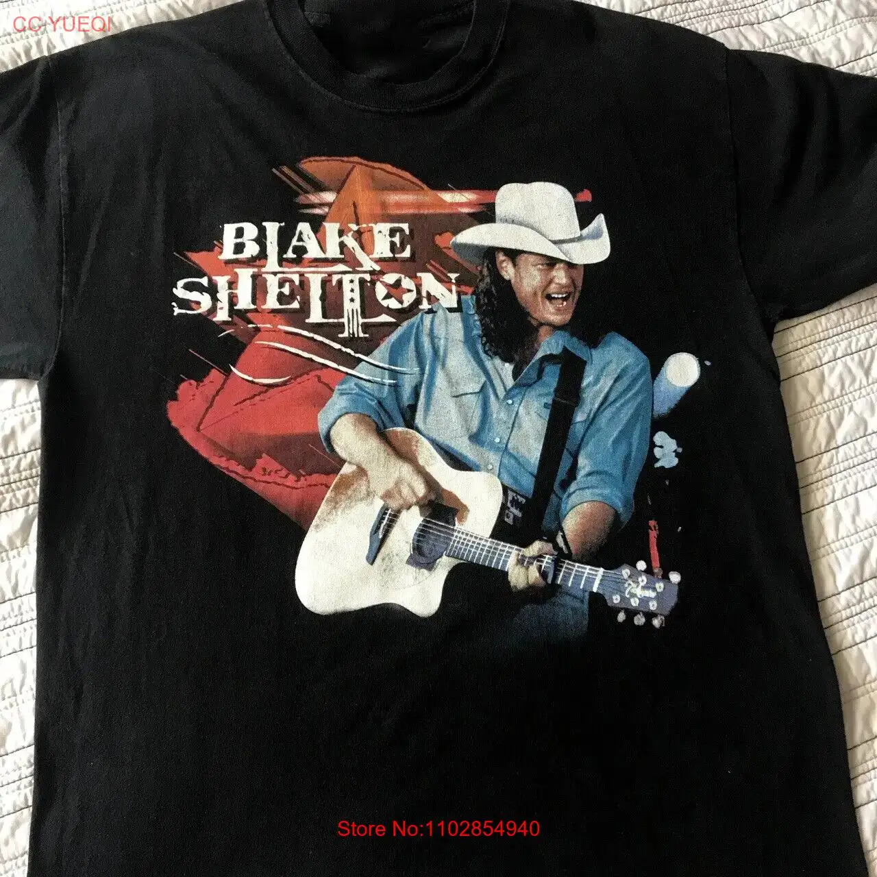 Винтажная футболка Blake Shelton, хлопковая футболка унисекс, все размеры S-4XL