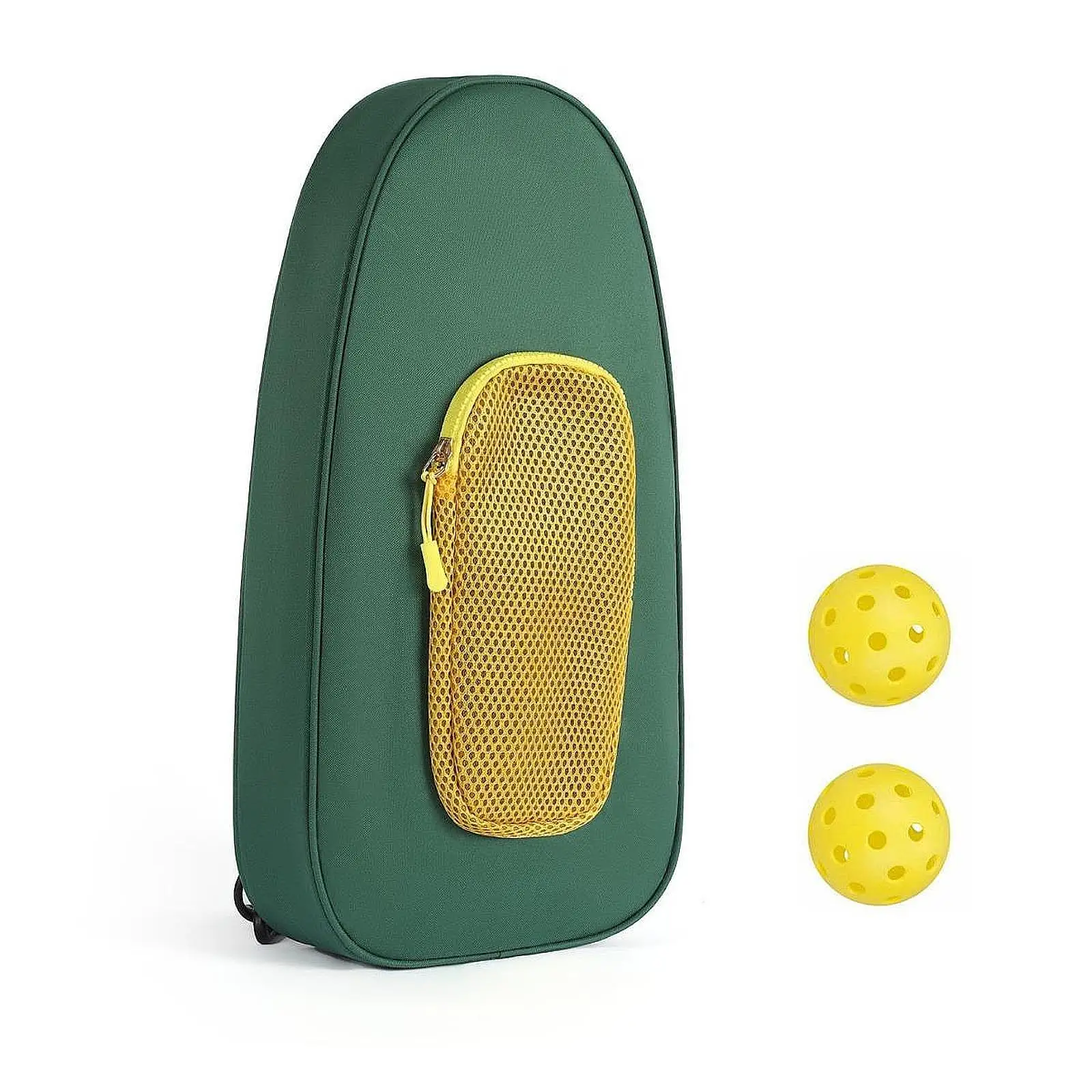 Pickleball Paddle Bag Cover and Racquet Case Durable Polyester Cotton Carrier for Outdoor Play and Daily Commute