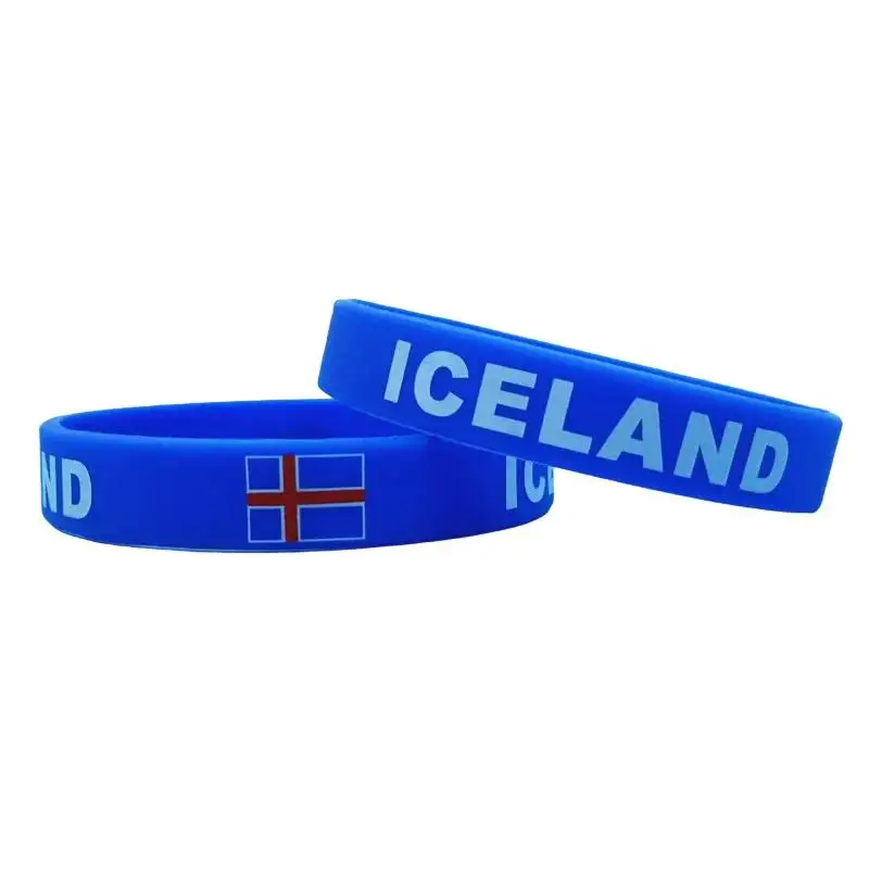 Bracelet en Silicone pour Homme et Femme, Accessoire de dehors de Motivation, en Caoutchouc, 2 Pièces