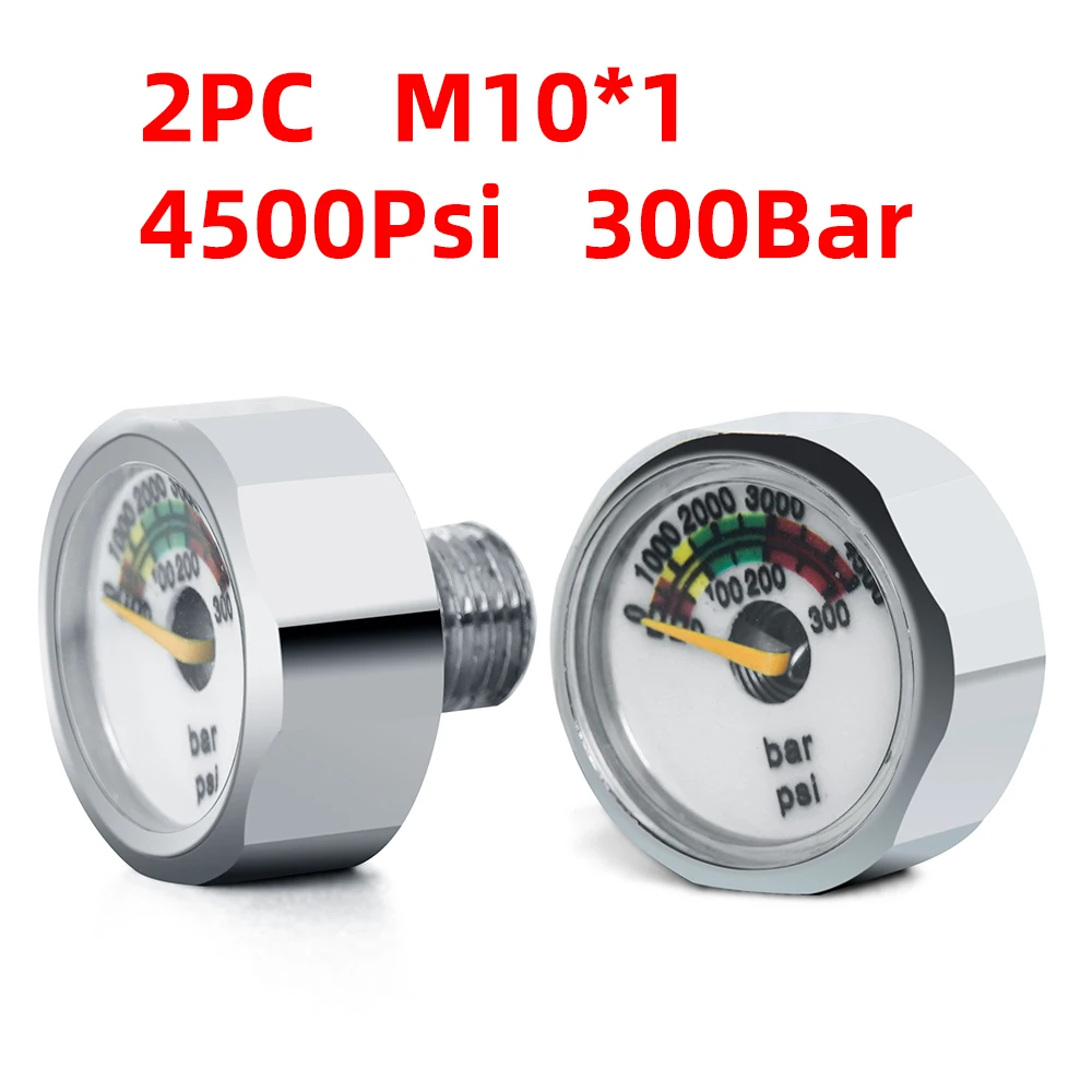 

THAISTONE 4500Psi 300Bar Waterproof Scuba Diving Tank Pressure Gauge+Luminous Pressure Gauge