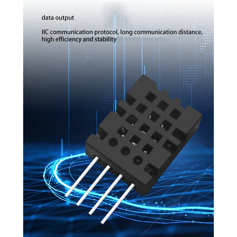 Sensor de temperatura e umidade dhtc12, comunicação i2c, módulo digital de umidade de alta precisão em vez de dht20