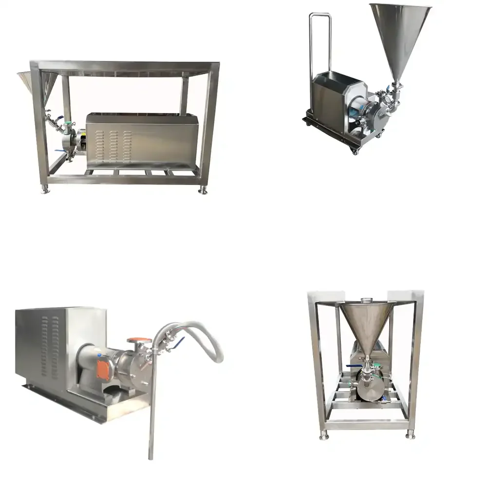 304/316 Sanitary Grade Stainless Steel Factory Direct Powder Suction Emulsifier Emulsify Mixer Pump Efficient