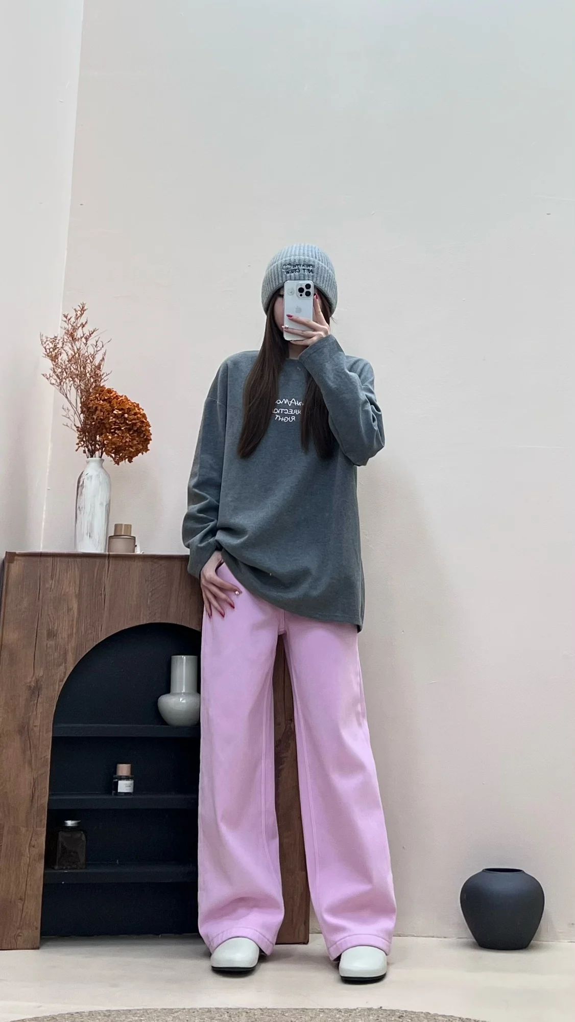 

Свободный модный однотонный повседневный свитшот для женщин, новинка зимы, европейский стиль, универсальный свитер для отдыха