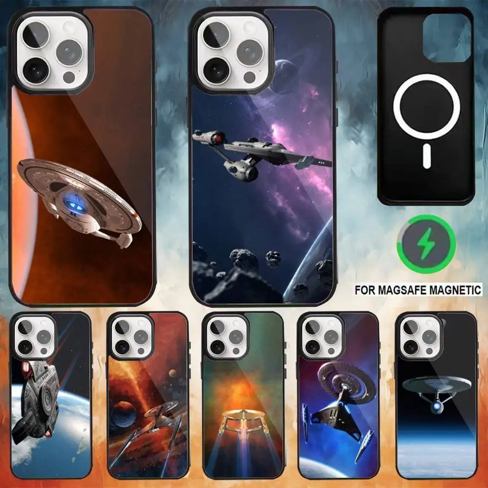 

Star T-Trek Ships Phone Case For iPhone17,16,15,14,13,12,11 Plus,Pro Max Magnetic Magsafe Wireless Charging