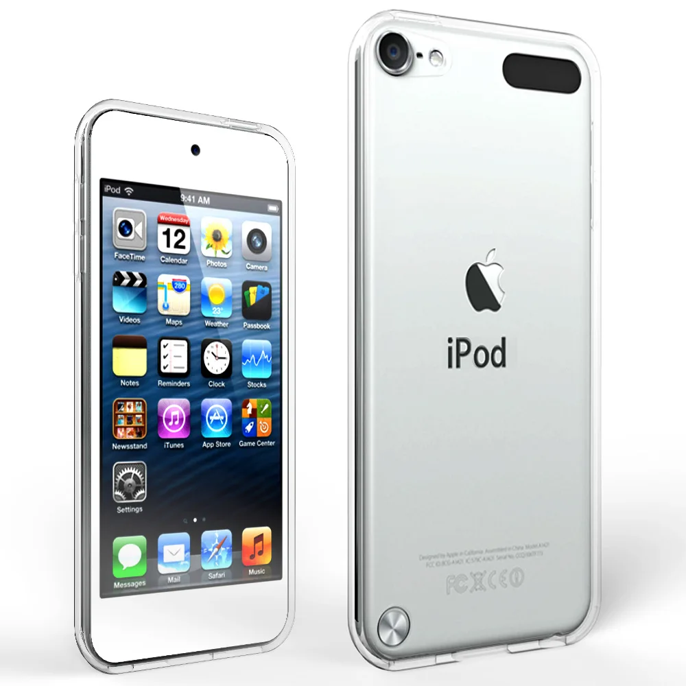 Transparente Hülle für IPod Touch 5 / Touch 6 / Touch 7 Hybrid, stoßfeste Abdeckung, weicher TPU-Rahmen mit klarem, hartem Acryl-Shell-Capa – Detail 1