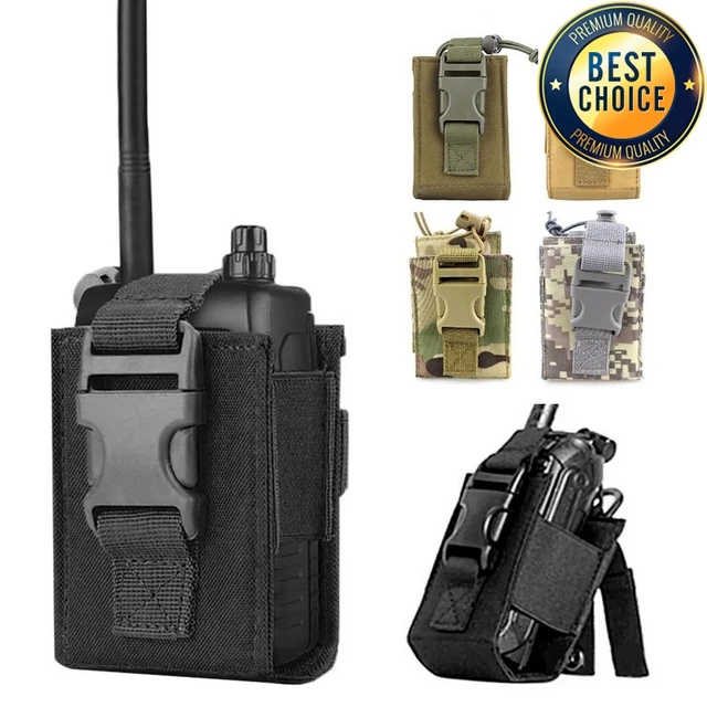 1000D przenośne taktyczne Molle Radio Walkie Talkie etui z uchwytem kieszonkowy domofon kabura torba do noszenia Walkie-Talkie Case Holder