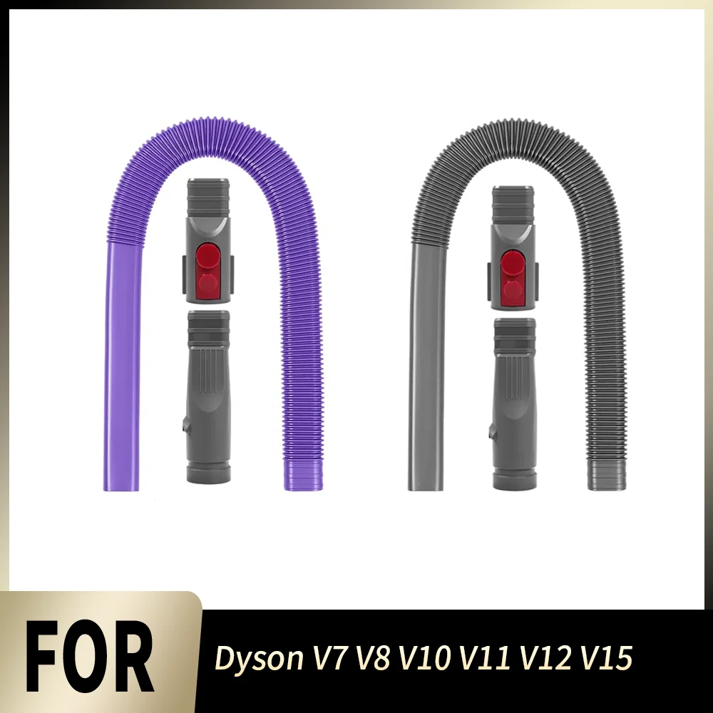 Dryer Vent Cleaner Hose For Dyson V7 V8 V10 V11 V12 V15 Vacuum Flexible Crevice Tool Lint Remover Universal Spare Parts Kit