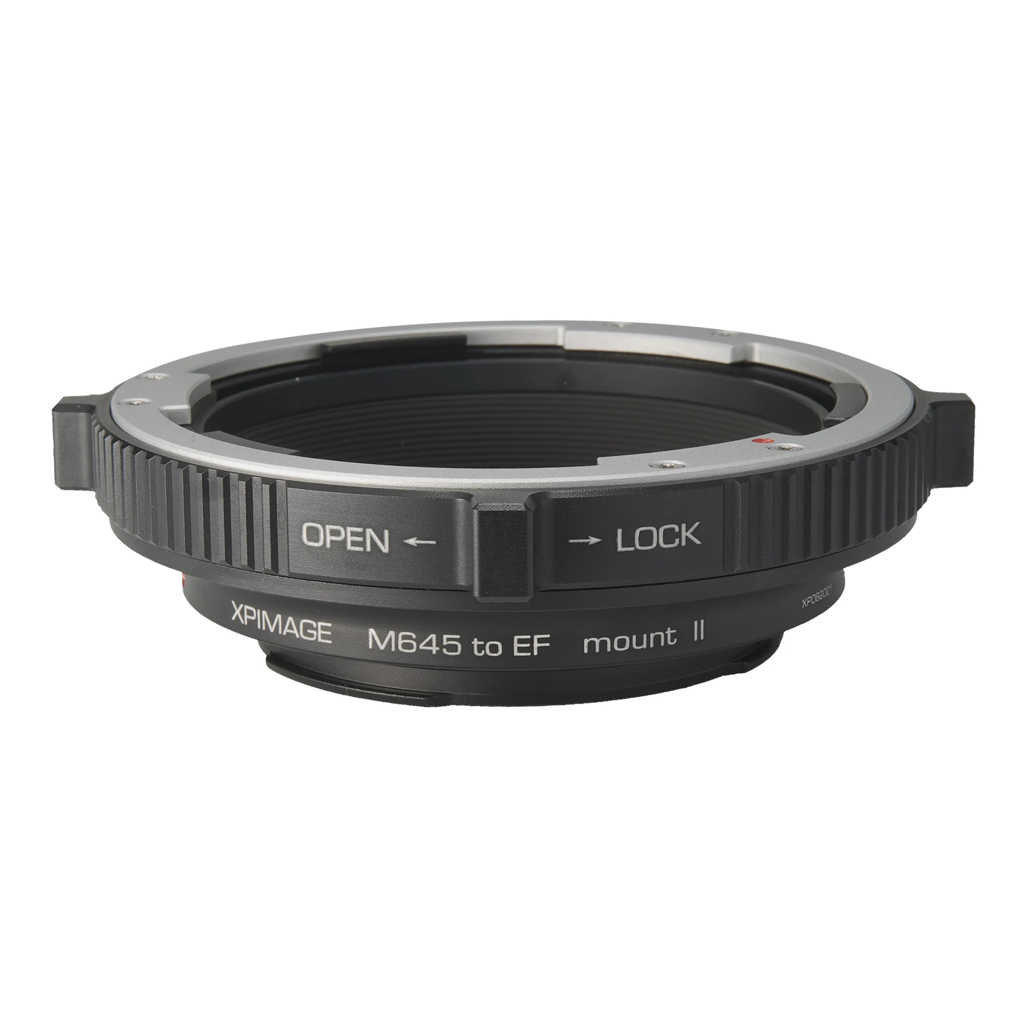 Adaptador de Lente XPimage Mamiya M645 a Montura Canon EF con Enfoque Infinito para Cámaras DSLR Canon 5D Mark IV, 6D Mark II, Rebel T7
