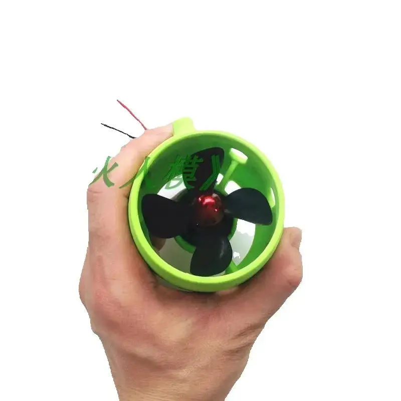 RC 12-24V Robot submarino sin escobillas Motor propulsor anidado tirar barco de rescate