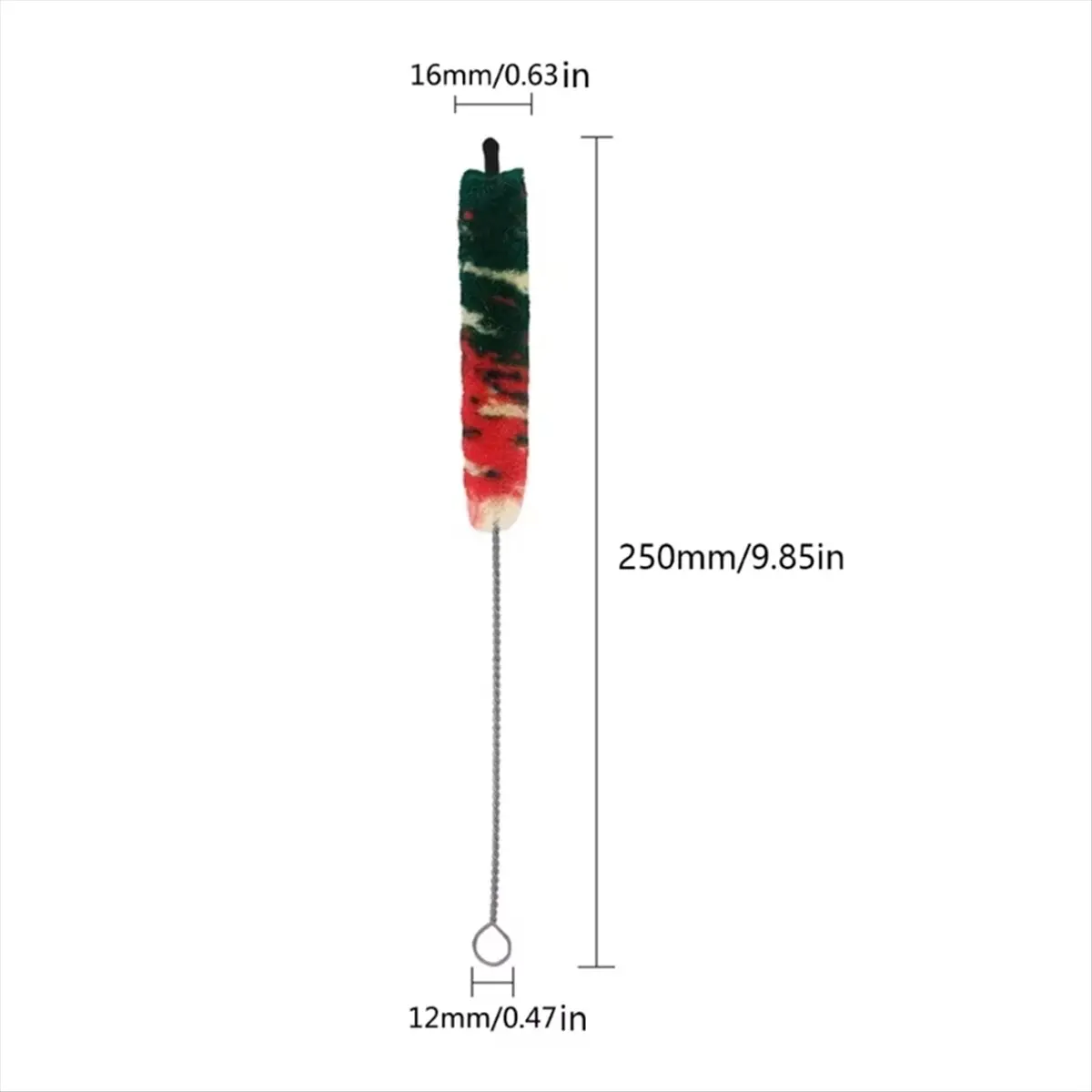 A58Z Flute Cleaner Tools Swab Cleaning Brushes Soft Elastic Rubber Protect Musical Instruments for Piccolo Flute 57QC