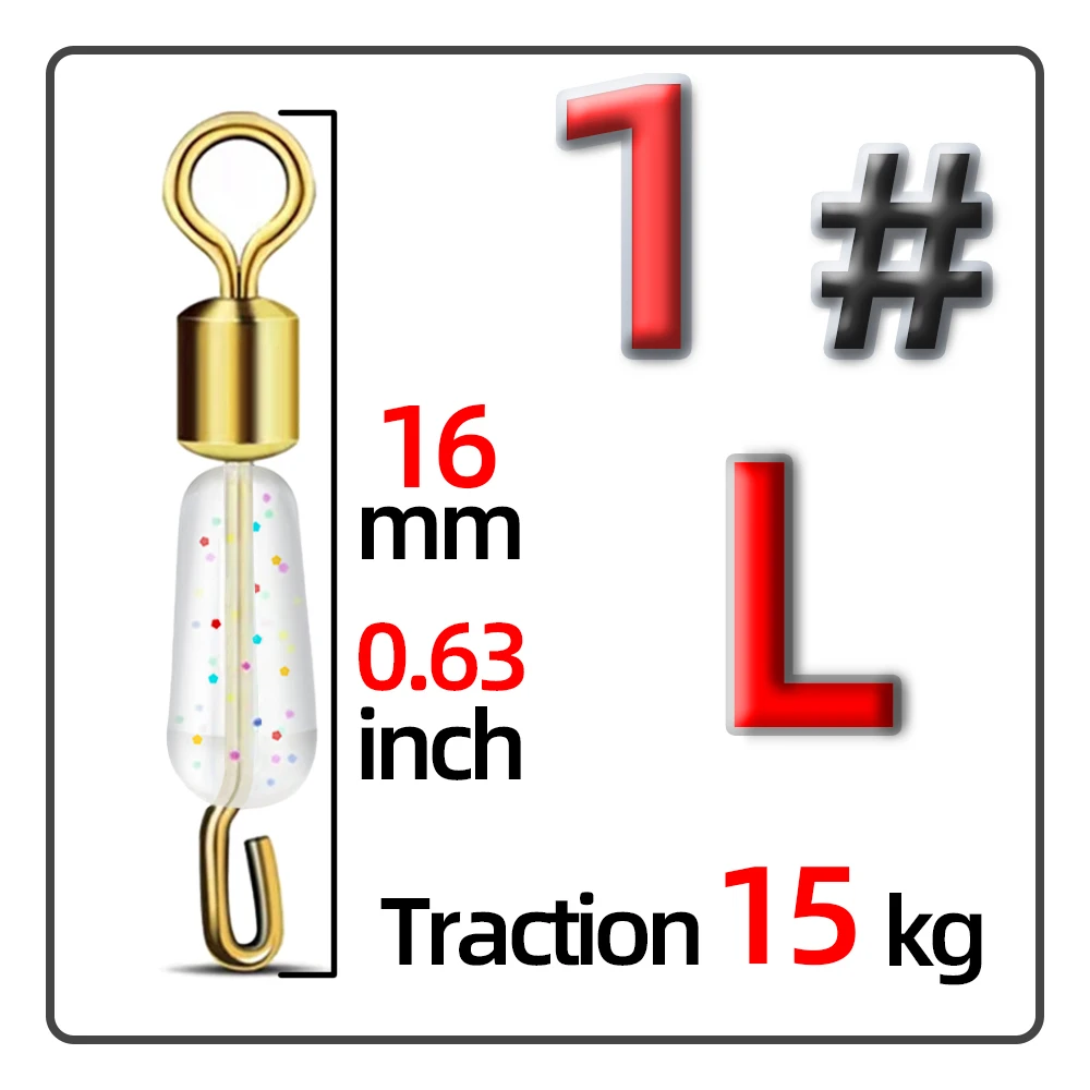 Random Color Electroplating Silicone Sub-Line Clamp Connector Quick Replacement Sub-Line Fishhook Fishing Accessories Swivel