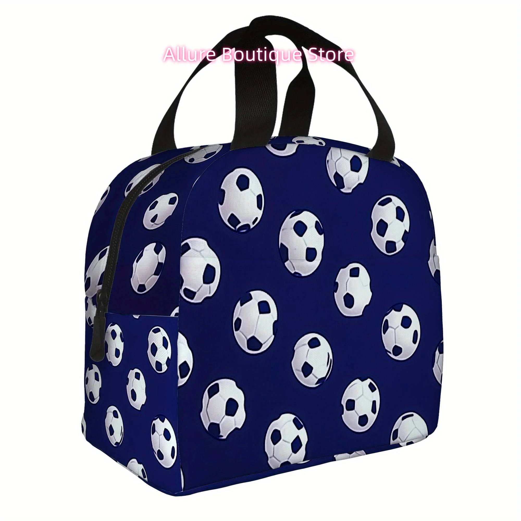 1pc a Thermal Bag Featuring a Soccer Ball Design, Suitable for Insulation Purposes. It Is Not Intended for Direct Food Contact A
