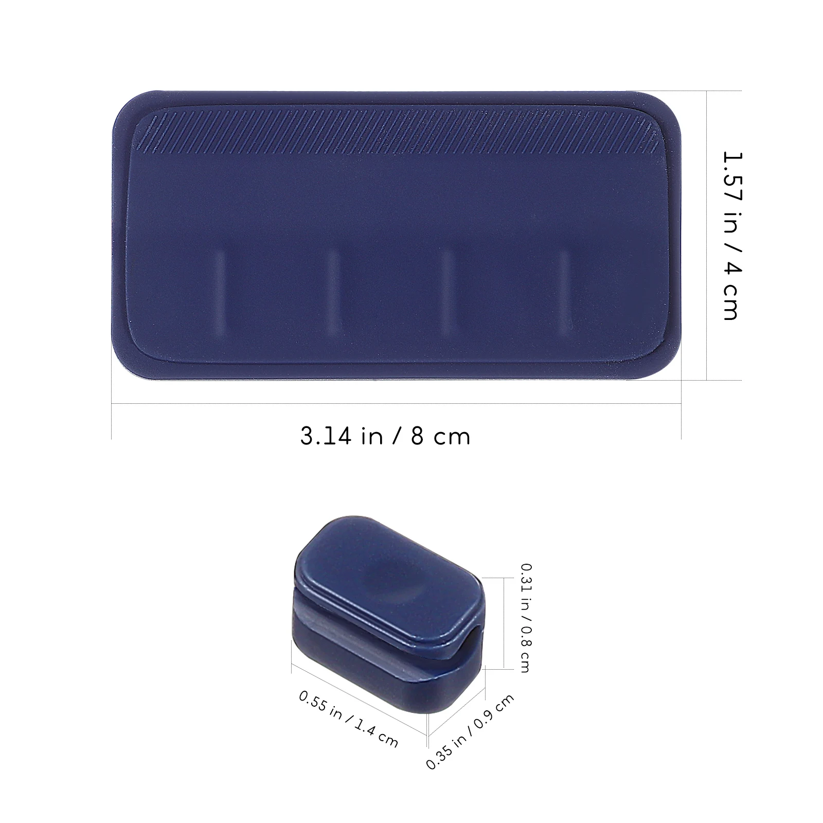 

2 Sets Blue Magnetic Cable Holders for Desk Phone Charging USB Computer Cables Wire Fixer ganizer Management