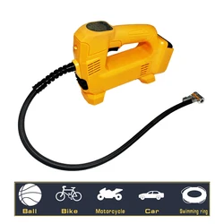 For dewalt 18V 20V Battery Cordless Tire Inflator Air Compressor Portable Air Pump Digital Pressure Gauge for Cars Bikes