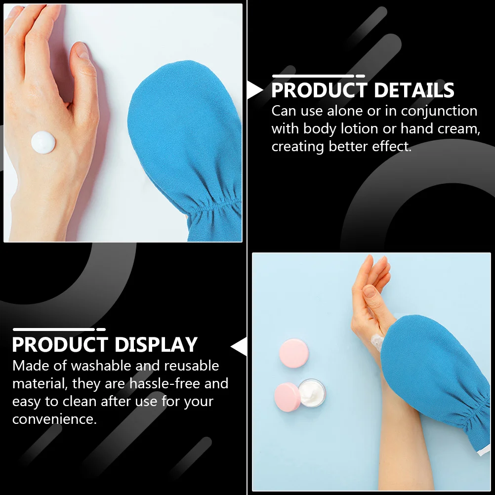 

1pcs 1 Pair Exfoliating Care Gloves Reusable Washable Hand Spa Mittens For Moisturizing Whitening Skin Renewal Heat Therapy Hand