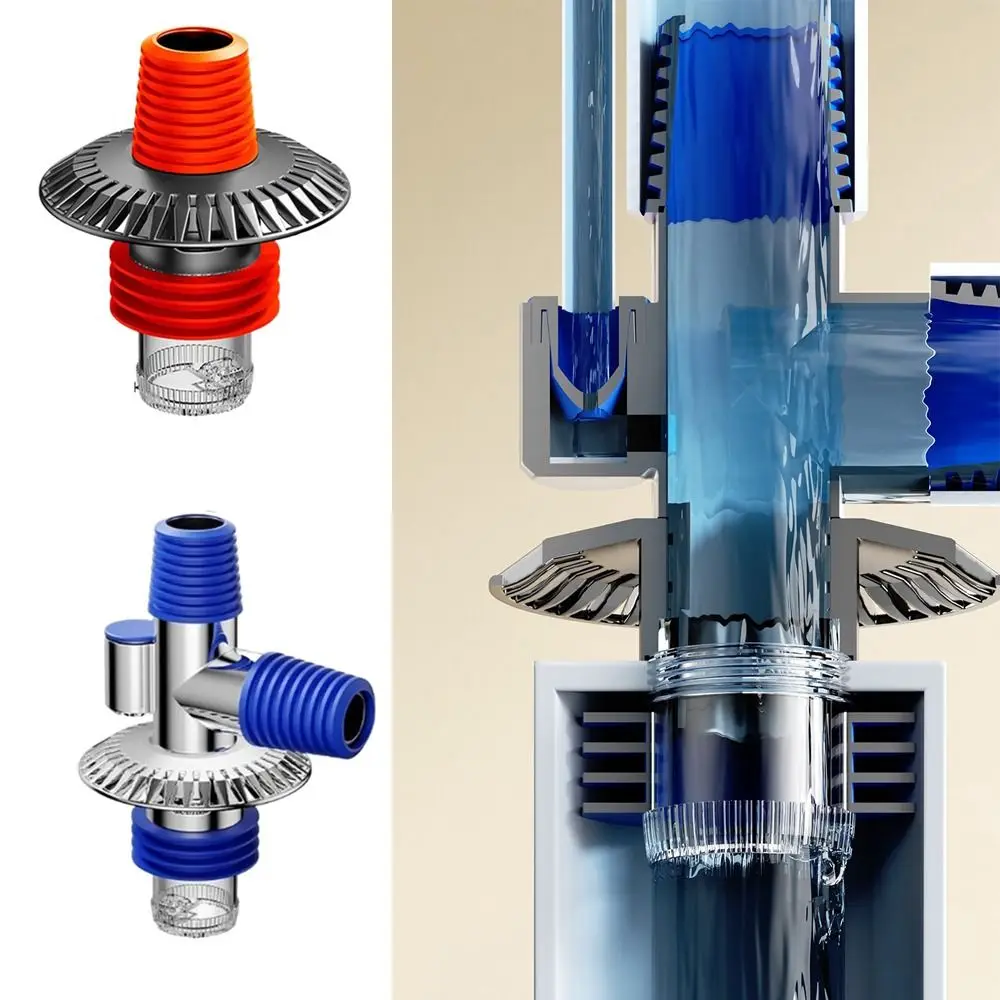 

Прочный сливной соединитель для пола с защитой от запаха, многофункциональный многопортовый адаптер для шланга, сливной соединитель для канализации, аксессуары для туалета