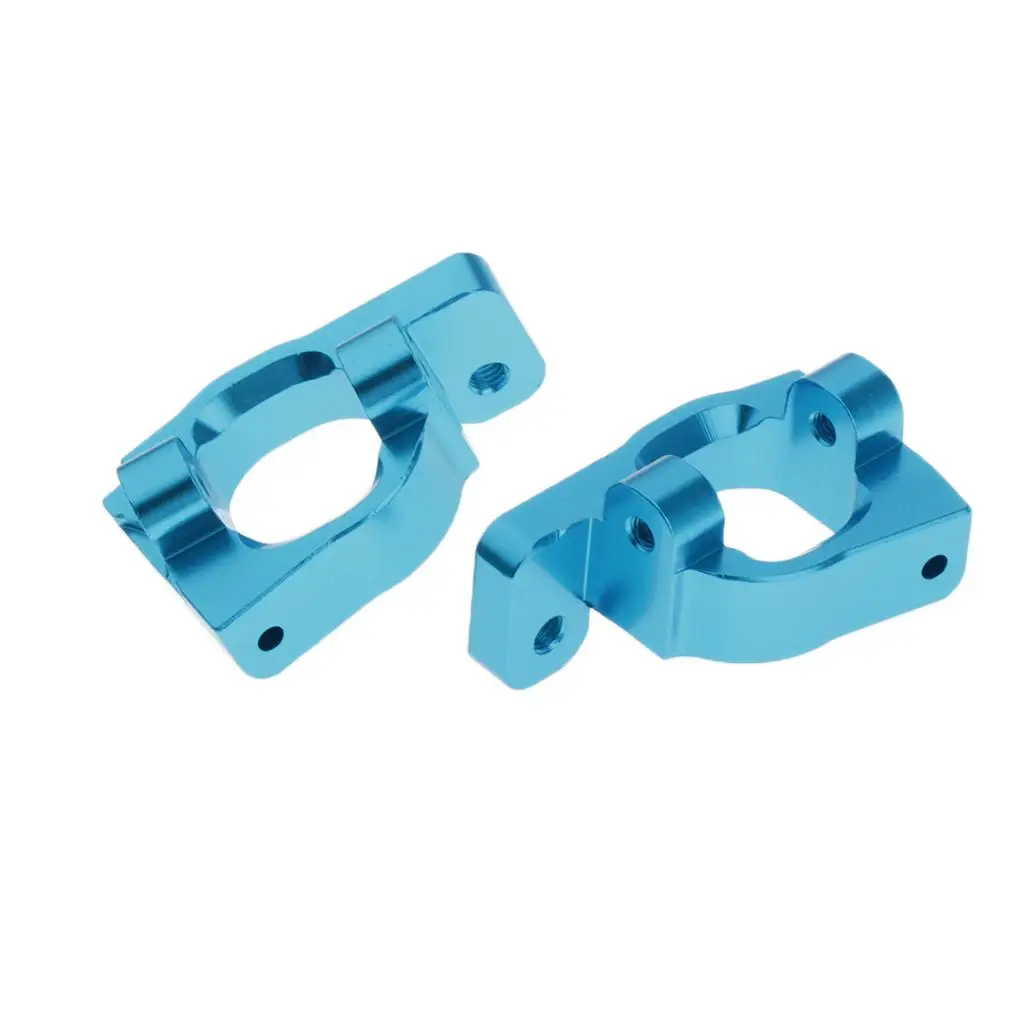 Metal RC Car C Hub Carrier Set Left Right Remote Control Accessory Blue for Wltoys 144001 1 14 Scale