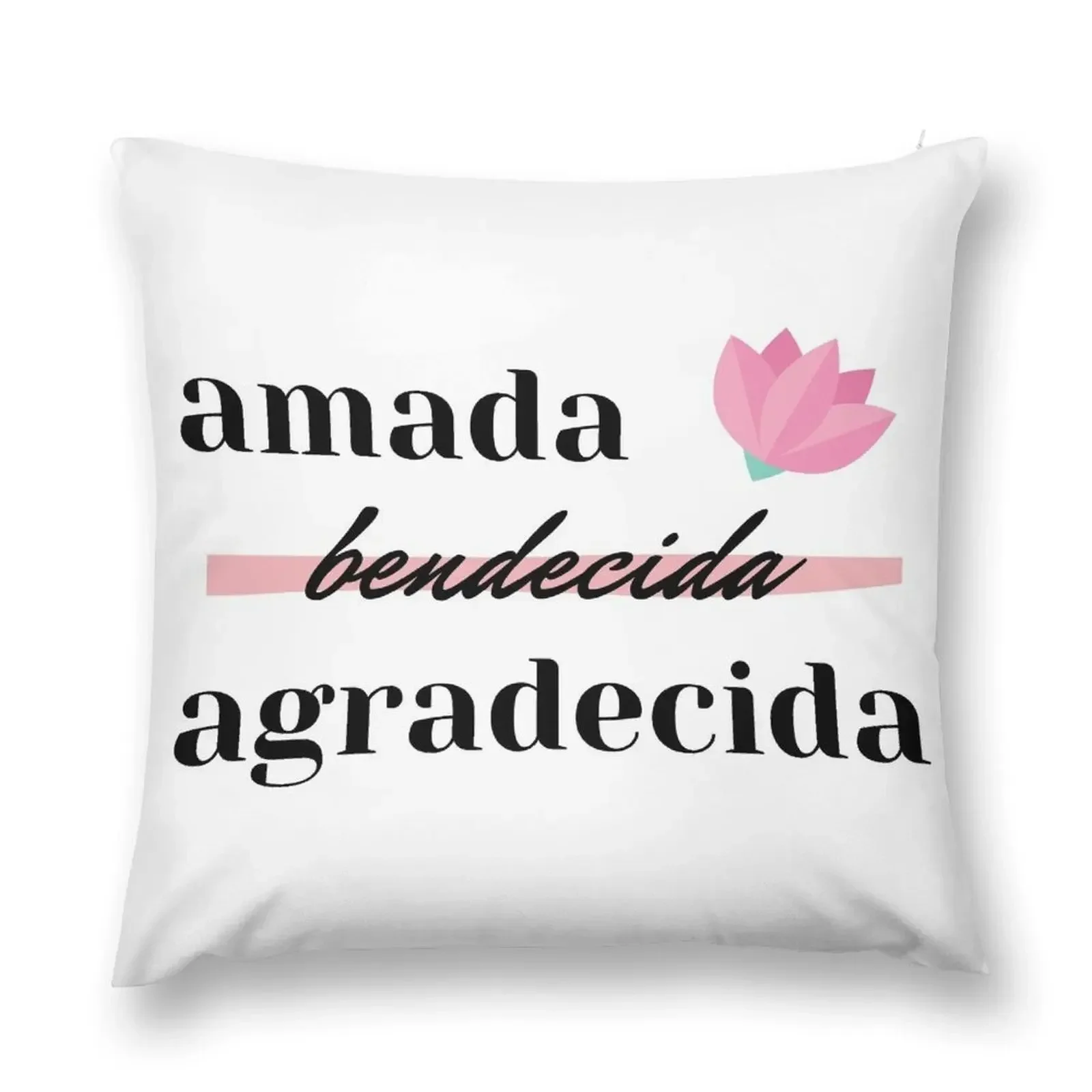 

amada bendecida agradecida Throw Pillow christmas cushions covers Cushions For Decorative Sofa Luxury Pillow Cover pillow