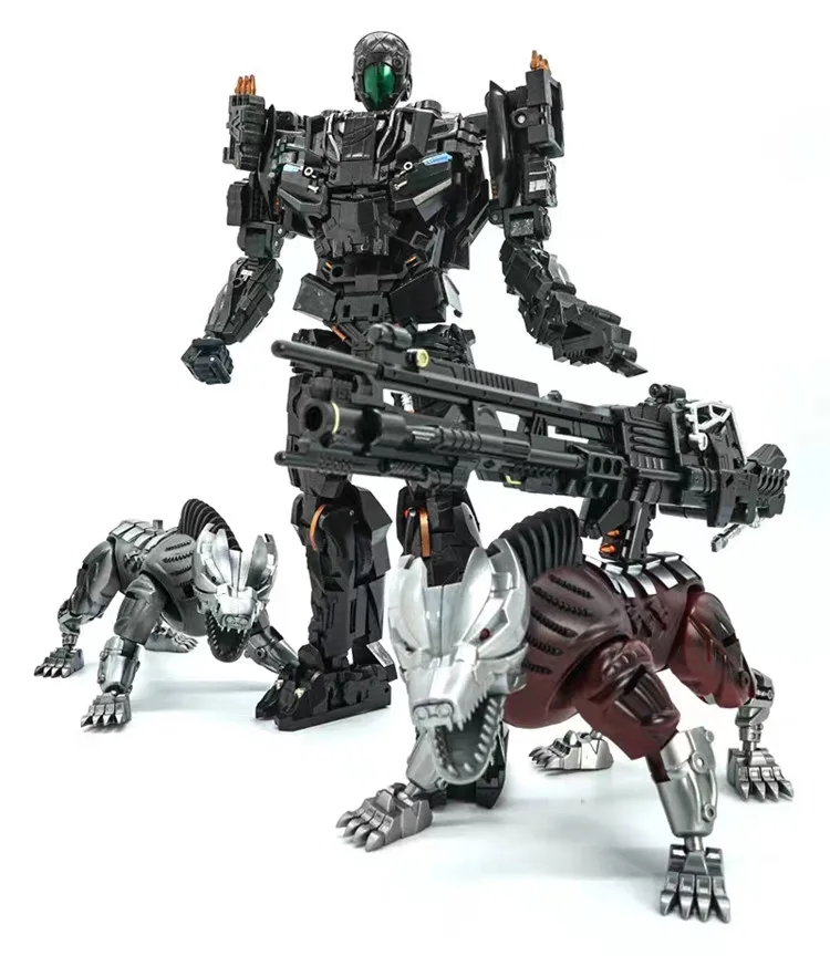 Em estoque brinquedos transformados VT-01 versão revisada liga versão ut confinamento filme versão com cães duplos ko