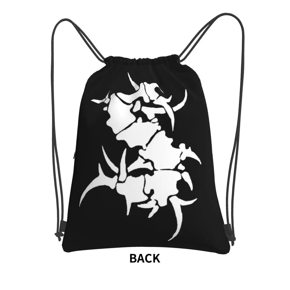 Sepultura Slayer Death Metal Backpacks Portable Drawstring Bags Storage Bag Book Bags for Man Woman Students