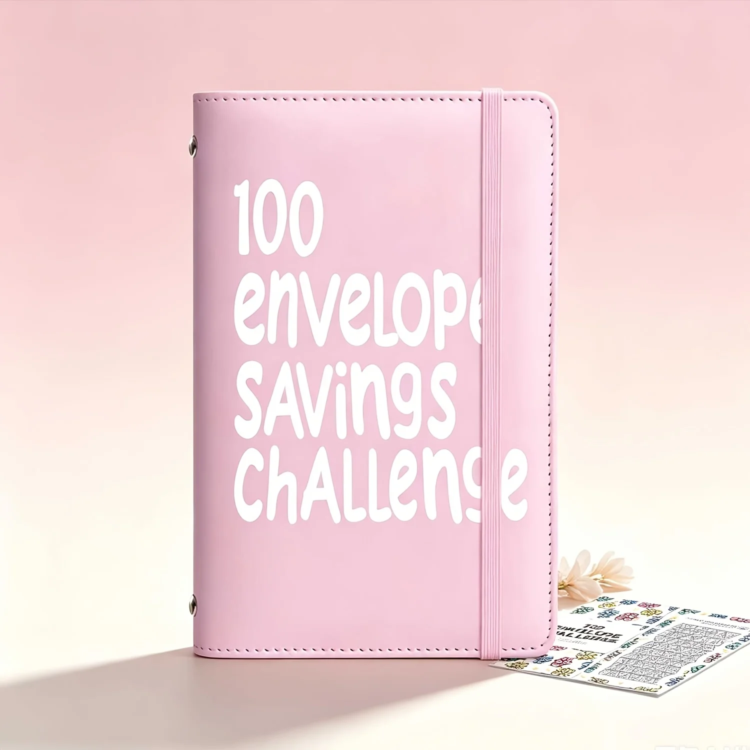 Women's Checkbook, 1Pc A6 Binder Savings Book, with 1Pc 100-Day Card, 100-Day Savings Challenge Record Book (Women's Wallet, Card Holder) - Weekly Budget Planner, Women's Fashion, New Year Savings Goal Planning, Savings Tracker