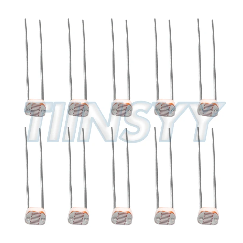 20PCS LDR Photo Light Sensitive Resistor Photoelectric Photoresistor 5528 GL5528 5537 5506 5516 5539 5549 For Arduino
